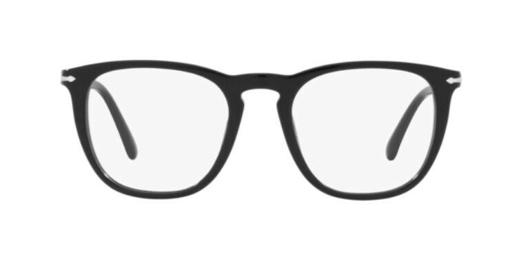 Persol 0PO3266V 95 Black / Silver Unisex Eyeglasses
