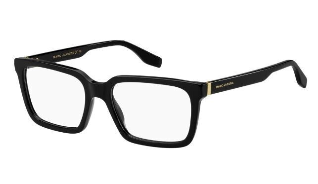 Marc Jacobs MARC-643 0807/00 Black Rectangle Men's Eyeglasses