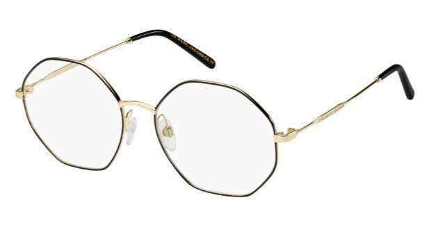 Marc Jacobs MARC-622 0RHL/00 Gold Black Geometric Women's Eyeglasses