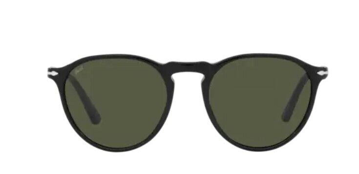 Persol 0PO3286S 95/31 Black/ Green Unisex Sunglasses
