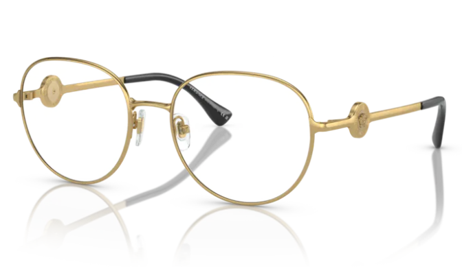Versace 0VE1288 1002 - Gold Oval 52mm Women's Eyeglasses