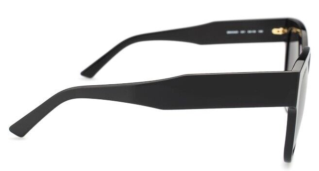 Balenciaga BB0056S 001 Black/Grey Square Full-Rim Women's Sunglasses