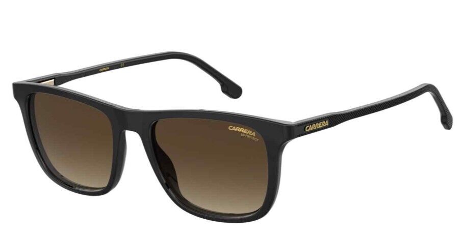 CARRERA 261/S 807/HA Black/Brown Gradient Rectangle Men's Sunglasses