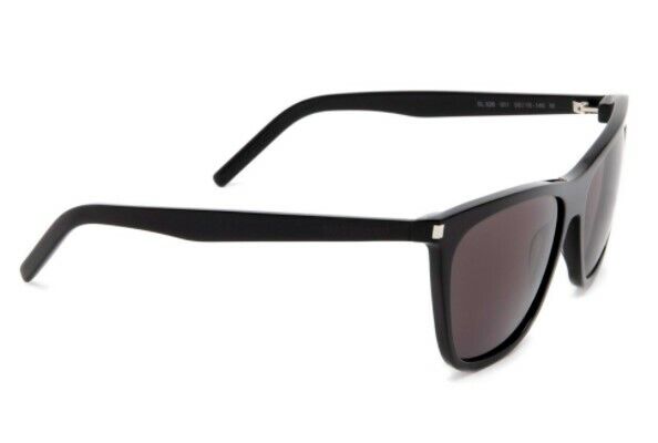 Saint Laurent SL526 001 Black/Black Full-Rim Square Women's Sunglasses