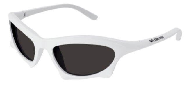 Balenciaga BB0229S-004 White/Grey Men's Sunglasses