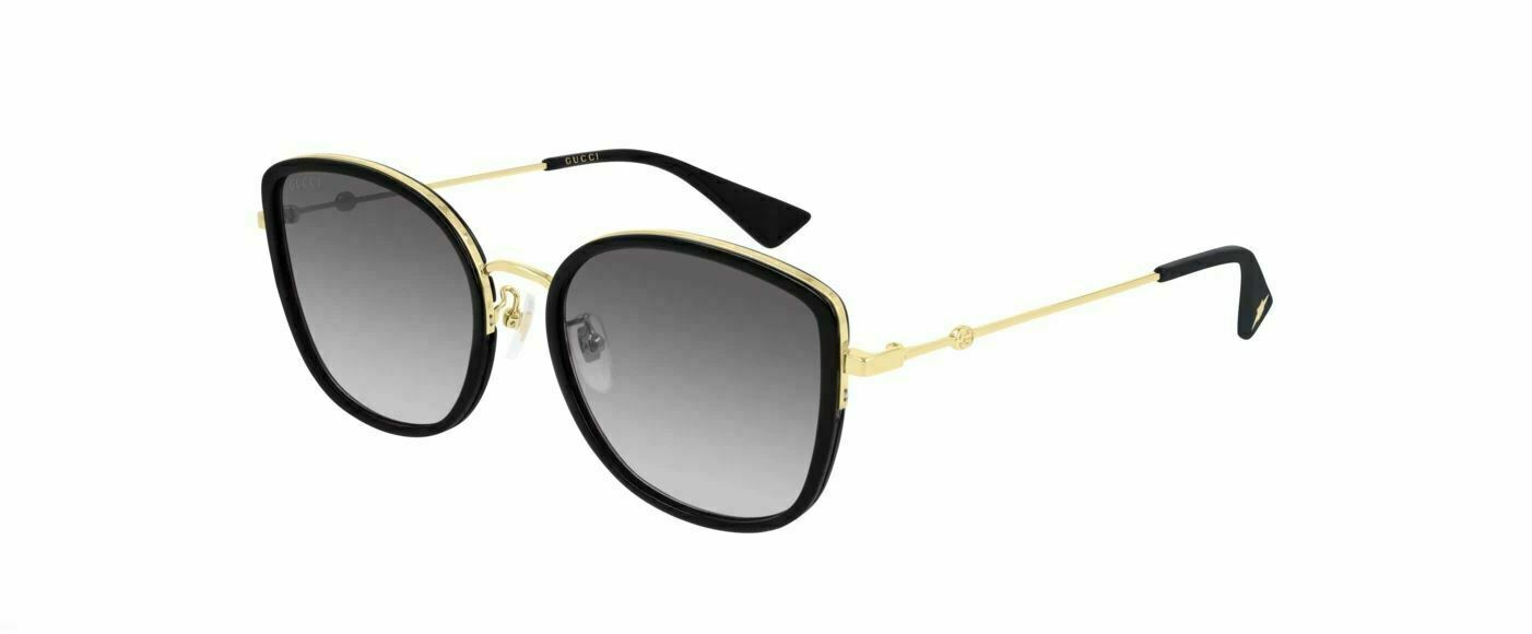 Gucci GG 0606SK 001 Black/Gray Gradient Sunglasses