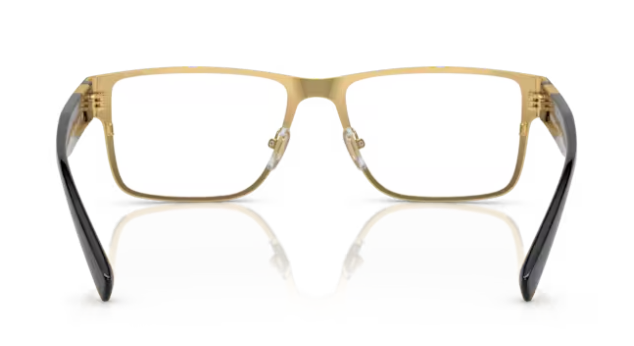 Versace 0VE1274 1436 Black 57mm Rectangle Men's Eyeglasses