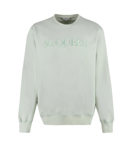 Alexander McQueen Pastel Green Men's Sweatshirt 688719QUX96 4920
