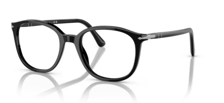 Persol 0PO3317V 95 Black Round 51mm Men's Eyeglasses