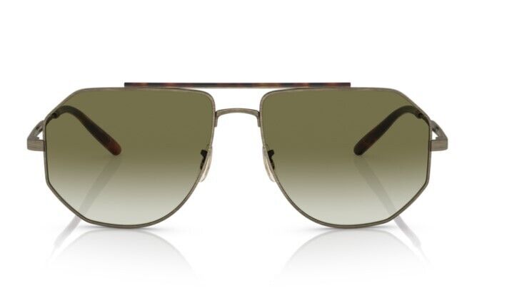 Oliver Peoples 0OV1317ST Moraldo 52848E Antique Gold/Gradient Olive Sunglasses