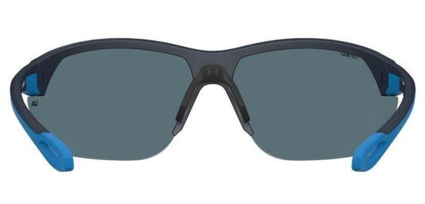 Under Armour UA-Compete 009V-V8 Grey/Blue Rectangular Men's Sunglasses
