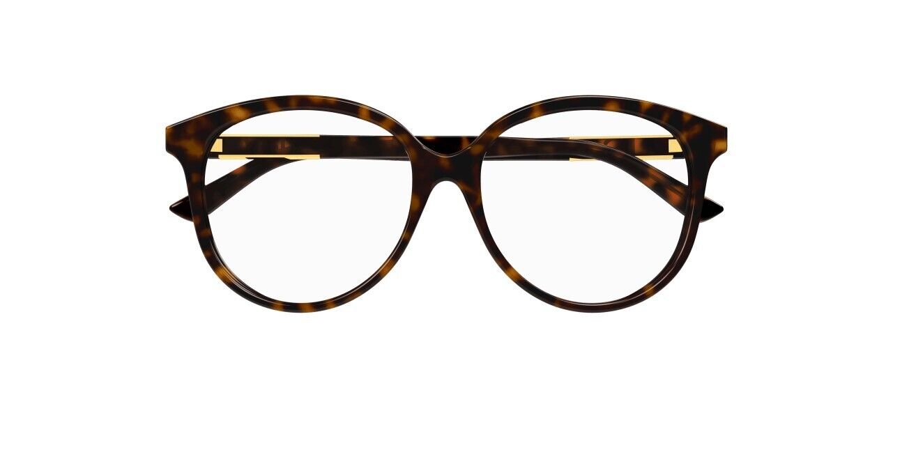 Gucci GG1194OA 002 Havana with Gucci Bold Logo Soft Cat-Eye Women's Eyeglasses