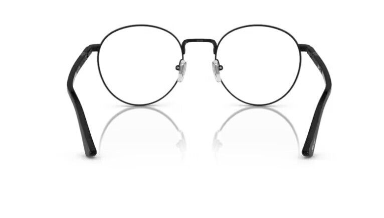 Persol 0PO1008V 1078 Black/Black Round Unisex Eyeglasses