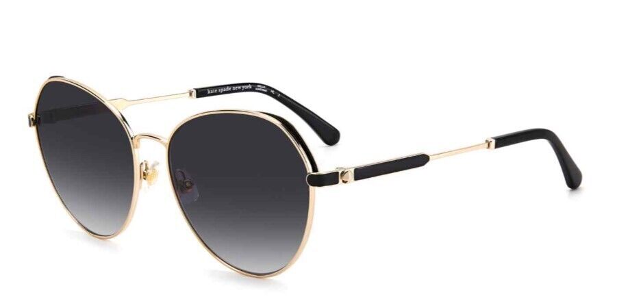 Kate Spade Octavia/G/S 0RHL/9O Gold/Grey Shaded Oval Women's Sunglasses