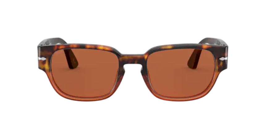 Persol 0PO 3245S 112153 Brown Tortoise & Opal Bordeaux Mens Sunglasses