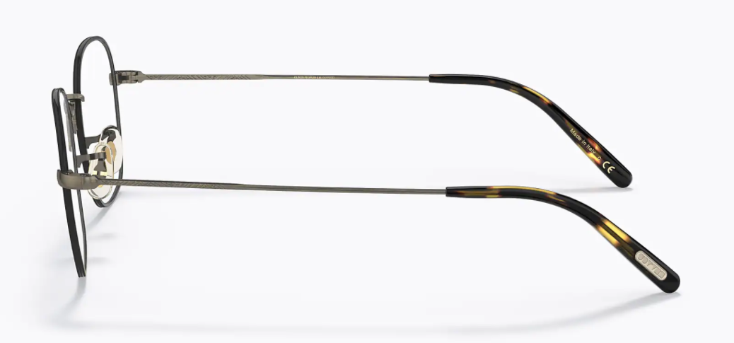 Oliver Peoples 0OV1284 Allinger 5317 Antique Gold/Black Pillow Unisex Eyeglasses