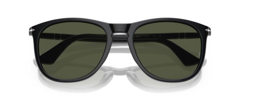 Persol 0PO3314S 95/31 Black/Green Unisex Sunglasses