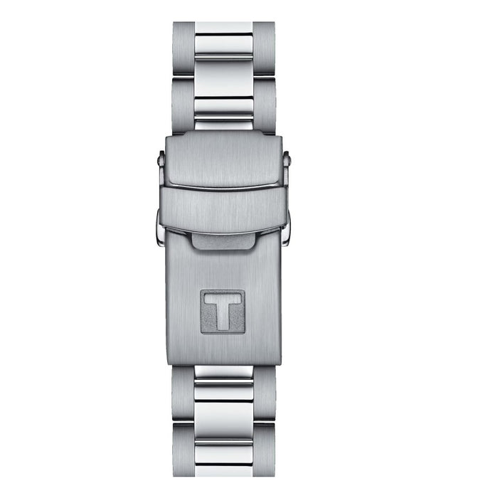 Tissot Seastar 1000 36MM Stainless Steel Case Black Dial Grey Strap with an additional White Rubber Strap Lady Watch T1202101105100