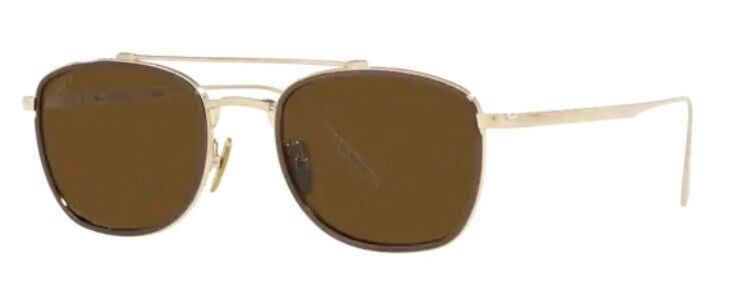Persol 0PO5005ST 800957 Gold/Brown Polarized Men's Sunglasses