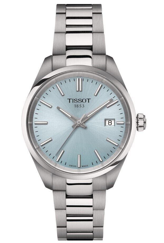 Tissot Quartz PR 100 T Classic Ice Blue Dial Round Men's Watch T1502101135100