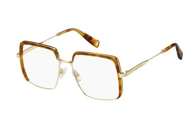 Marc-Jacobs MJ-1067 006J/00 Gold Havana Square Women's Eyeglasses