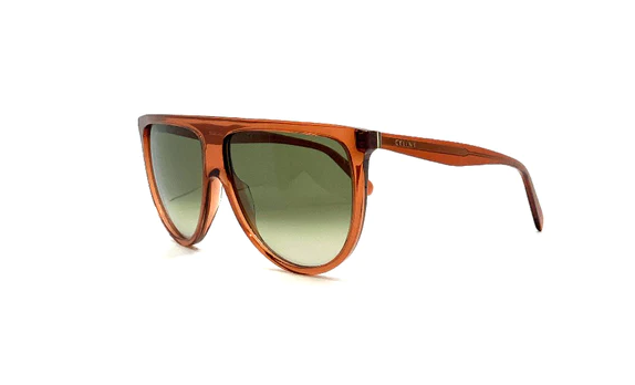 Celine CL 41435/S EFB Z3 Orange/Brown Gradient Round Women's Sunglasses