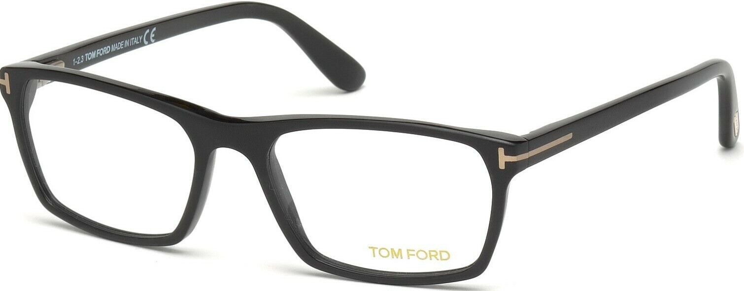 Tom Ford FT4295 002 Matte Black Rectangular Men's Eyeglasses