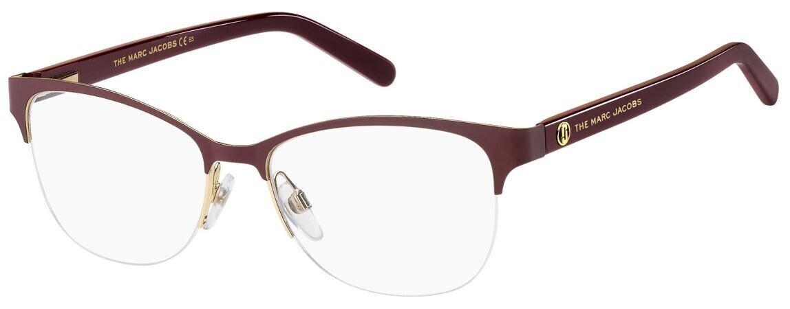 Marc-Jacobs MARC-543 0LHF/00 Burgundy Cat Eye Women's Eyeglasses