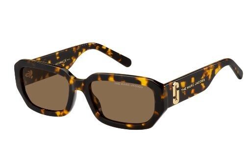 Marc Jacobs MARC-614/S 0086/70 Havana/Brown Rectangle Women's Sunglasses