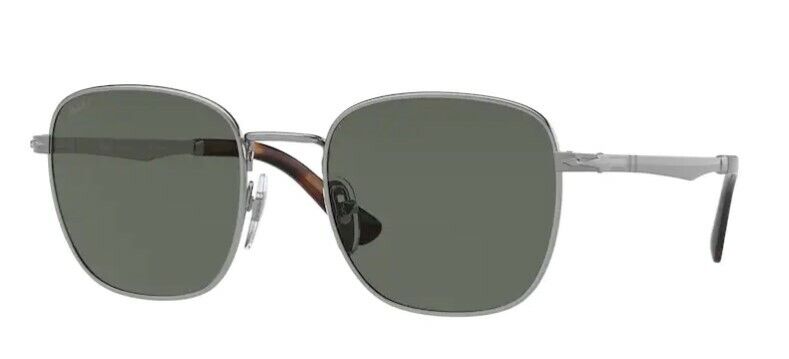 Persol 0PO2497S 513/58 Gunmetal/ Green Polarized Square Unisex Sunglasses
