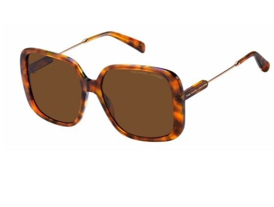 Marc Jacobs MARC-577/S 0XLT/70 Havana-Beige/Brown Square Women's Sunglasses