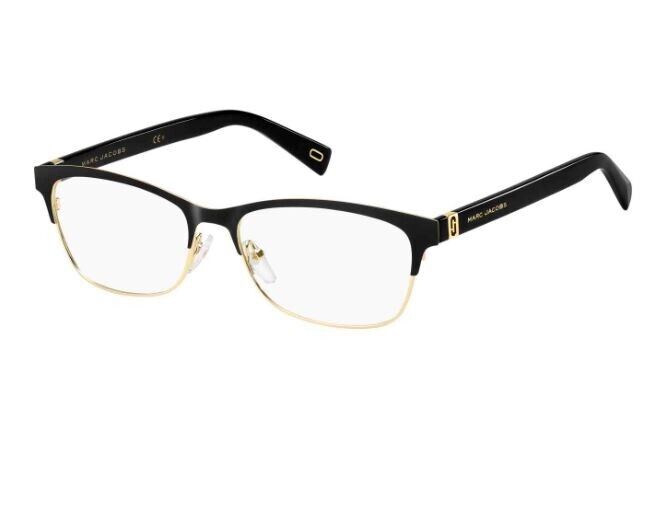 Marc-Jacobs MARC-338 0807/00 Black Rectangle Women's Eyeglasses