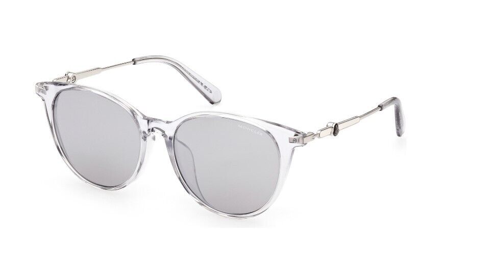 Moncler ML0226-F 20C Transparent Crystal, Pale Gold/Smoke Women's Sunglasses