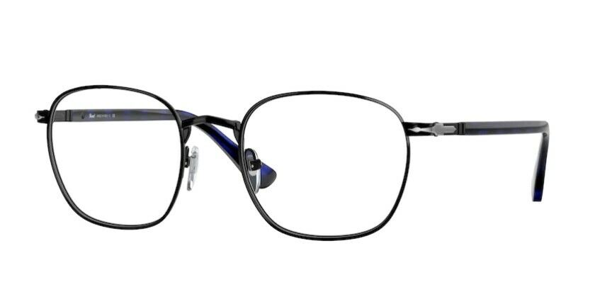 Persol 0PO2476V 1078  Black/ Blue Havana/Silver Square Unisex Eyeglasses