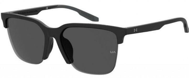 Under Armour UA-PHENOM 0003/IR Matte Black/Grey Square Unisex Sunglasses
