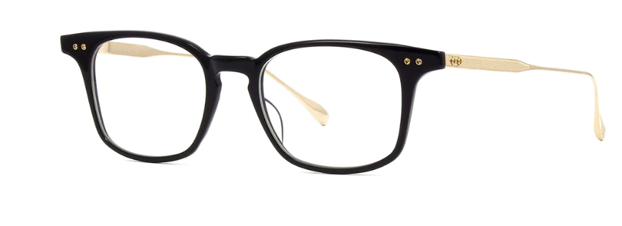 Dita Buckeye DRX 2072 D Black/Gold Rectangle Women's Eyeglasses