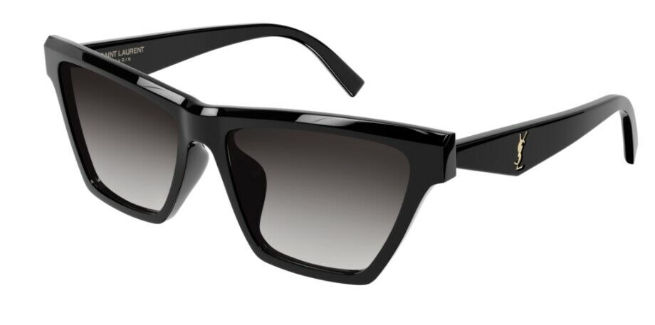Saint Laurent SLM103/F 001 Black/Gray Gradient Cat-Eye Women's Sunglasses