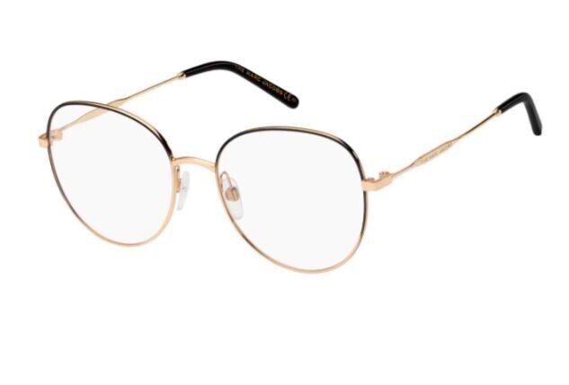 Marc Jacobs MARC-590 026S/00 Black Gold Oval Women's Eyeglasses