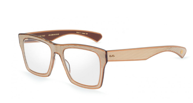 Dita INSIDER TWO DRX 2090 B CLR Brown Square Women's Eyeglasses
