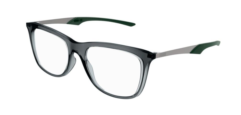 Puma PU0356O 004 Green-Gunmetal Rectangular Full-Rim Unisex  Eyeglasses