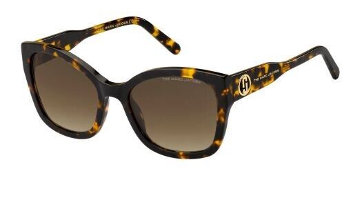 Marc Jacobs MARC-626/S 0086/HA Havana/Brown Gradient Cat Eye Women's Sunglasses