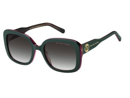 Marc Jacobs MARC-625/S 0ZI9/90 Teal/Grey Gradient Cat Eye Women's Sunglasses