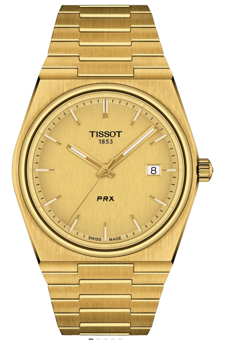 Tissot Quartz PR 100 T Classic Gold Dial Round Men's Watch T1502103302100