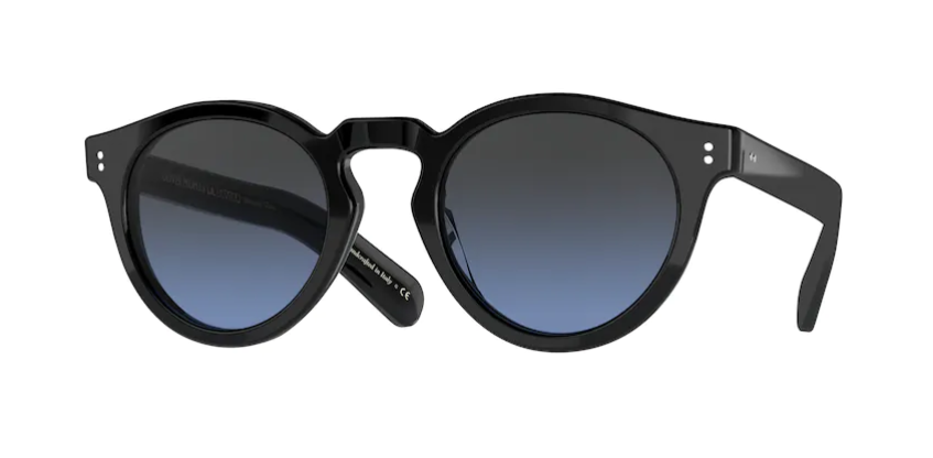 Oliver Peoples 0OV 5450SU MARTINEAUX Black/Azure Polarized Sunglasses