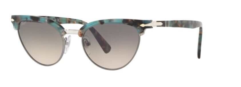 Persol 0PO3198S 107032 Tortoise Azure/Grey Gradient Cat-Eye  Women's Sunglasses