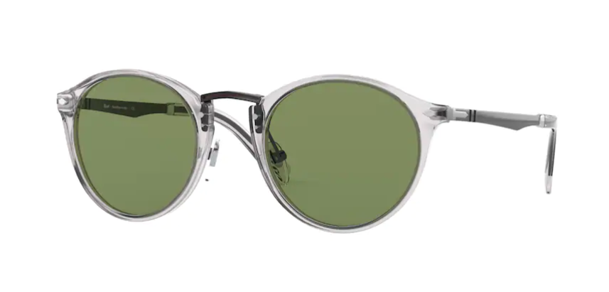 Persol 0PO 3248S 309/4E Transparent Grey Phantos Unisex Sunglasses