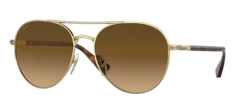 Persol 0PO2477S 1103M2 Gold/ Havana/ Brown Gradient Polarized Unisex Sunglasses