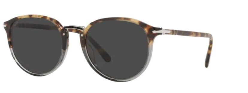 Persol 0PO3210S 1130B1 Brown Tortoise Smoke/Dark Smoke Oval Men's Sunglasses