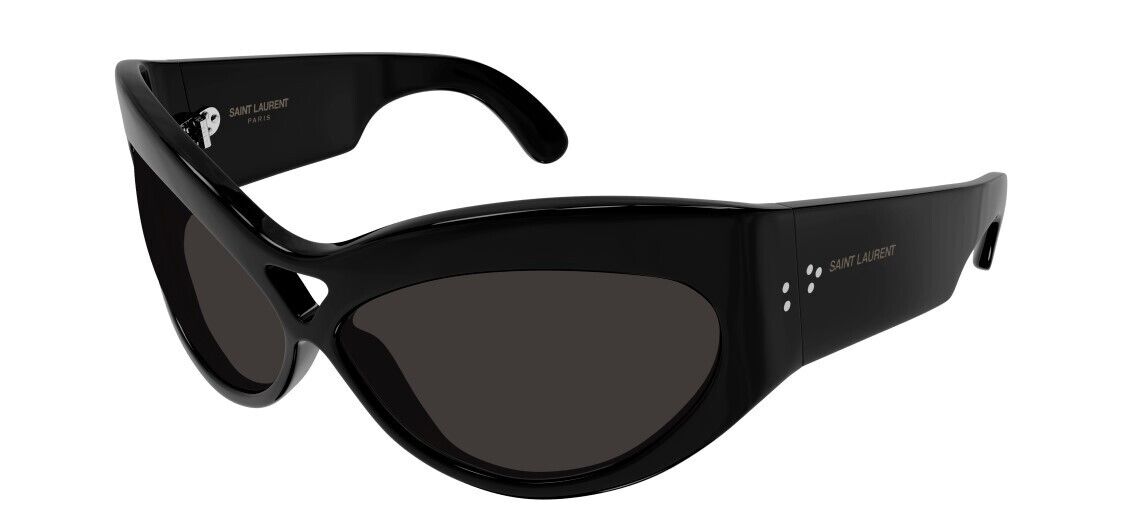 Saint Laurent SL 73 001 Black/Black Cat-Eye Women's Sunglasses