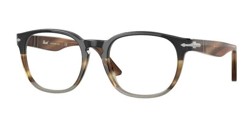 Persol 0PO3283V 1135 Black Gradient Grey/ Havana / Silver Men's Eyeglasses